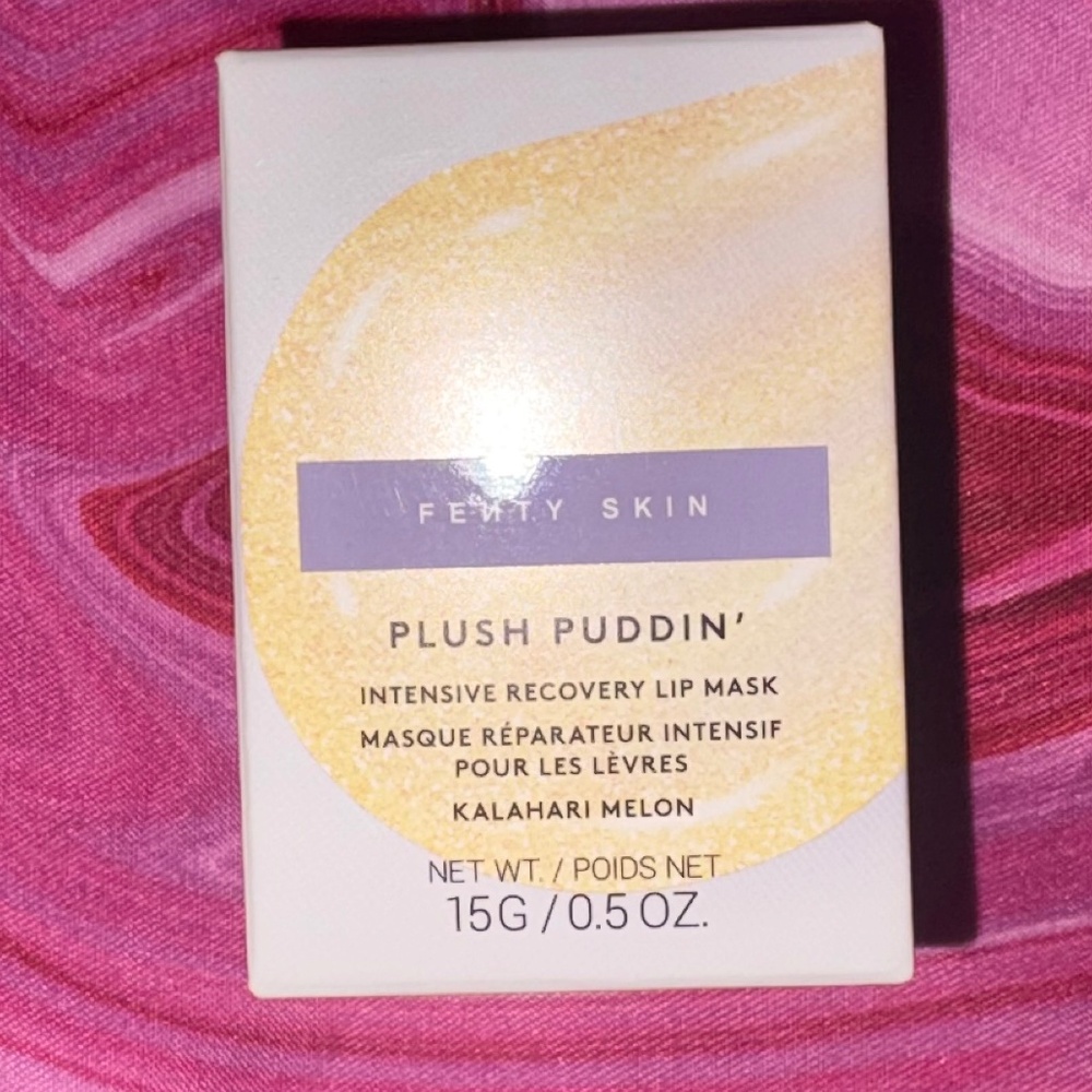 Fenty Plush Puddin' Intensive Recovery Lip Mask in Kalahari Melon - 0.5 fl oz